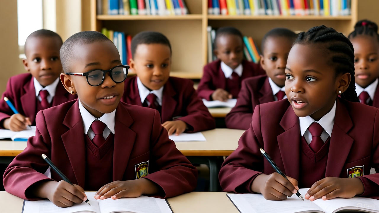 Teacher reading to foundation phase learners